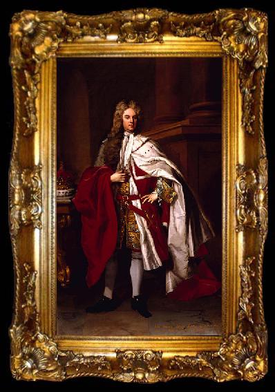 framed  Michael Dahl Portrait of His Grace James Duke of Chandos, ta009-2